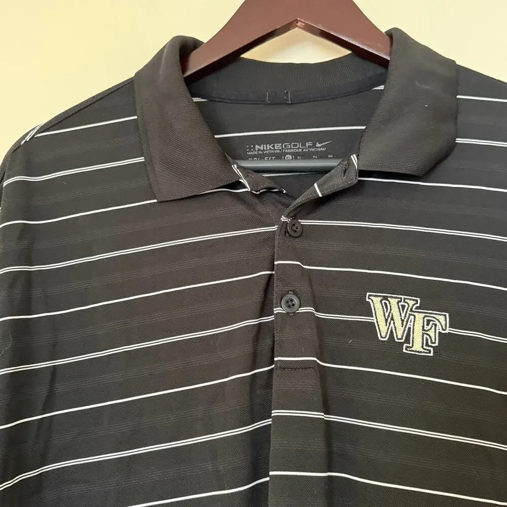 Nike Golf Dri-Fit Wake Forest Demon Deacons Polo Shirt - Picture 5 of 5